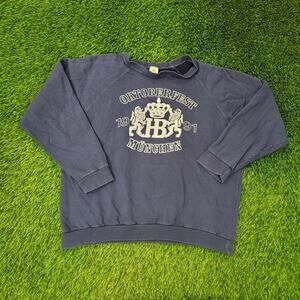 Vintage 1991 Oktoberfest Beer Sweatshirt Womens 2XL 25x24